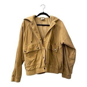 BDG Rowan corduroy boho bomber button jacket 100% cotton